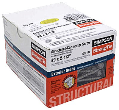 SIMPSON STRONG-TIE Simpson Strong Tie SD9212R100-R Connector Screw