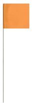 Presco 4521W 21 x 4 x 5 in. Plastic and Wire Marking Flag in White (Pack of 100)