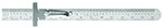 General Tools 300ME 6-Inch Flex Precision Stainless Steel Rule mm, 64 grad