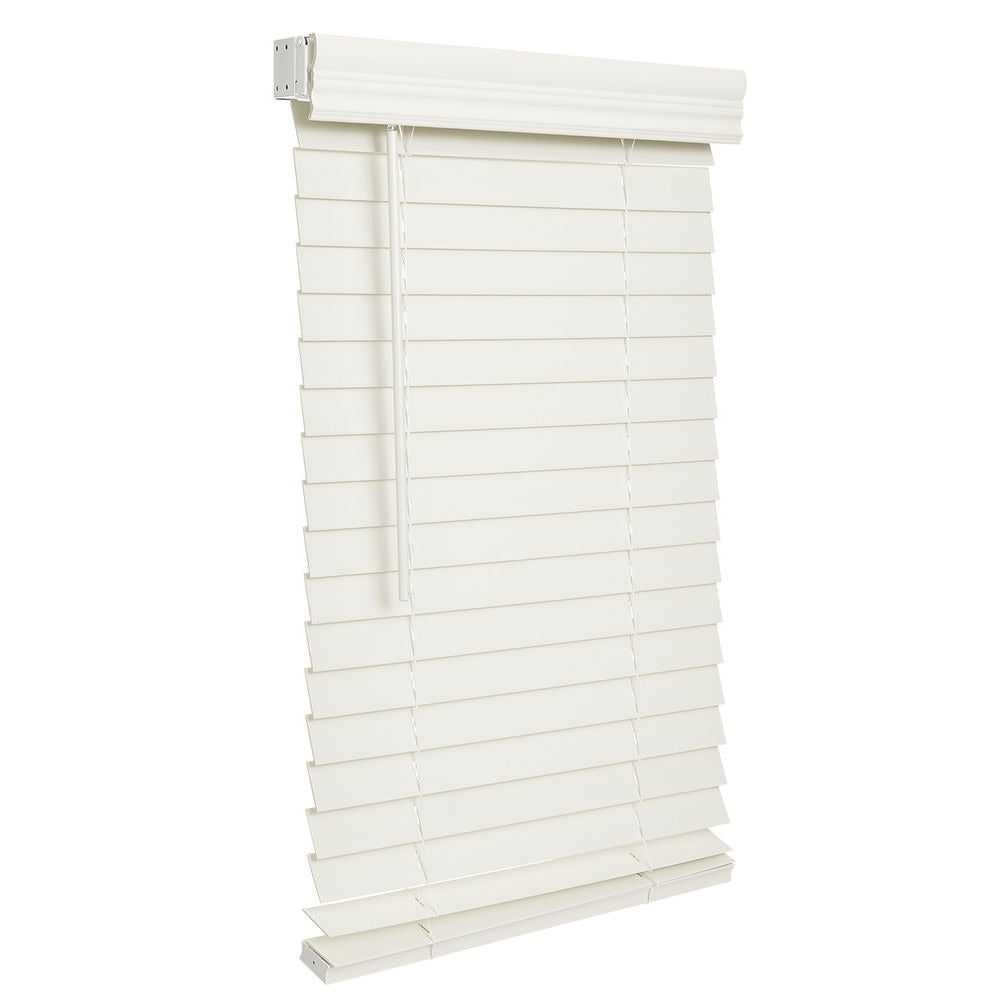 LOTUS & WINDOWARE Lotus & Windoware FCX3672WH Fauxwood 2-Inch Blind (36 x 72 in)
