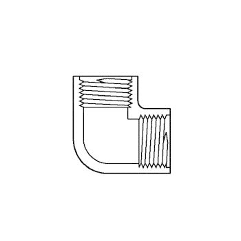 DURA PLASTIC Dura Plastic PVC40902FIPFIP112 Schedule 40 90 Elbow