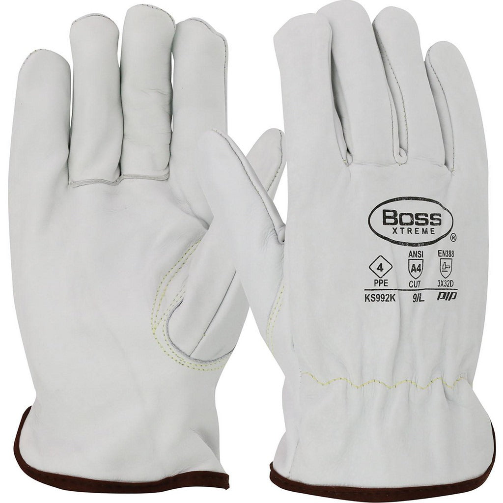 PIP Pip KS992K/2XL Cut Resistant Leather Gloves 2XL Ansi A4
