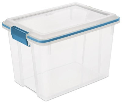 STERILITE Sterilite 19324306 Clear Gasket Storage Box 20 Qt