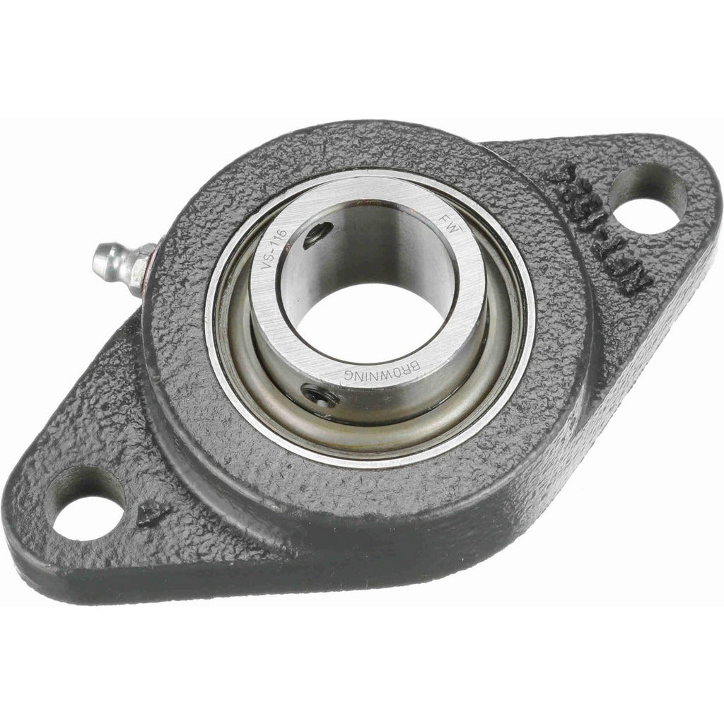 BROWNING Browning 767585 2-bolt Flange Bearing 1 Inch Id Cast Iron