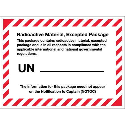 BSC PREFERRED Bsc Preferred DL1398 Pressure-sensitive Warning Labels