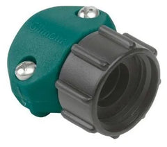 Gilmour O1F Polymer Female Coupling Teal Fits 3/4-inch & 5/8-inch Hoses