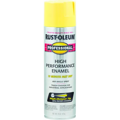 RUST-OLEUM 7543838 SAFETY YELLOW HIGH PERFORMANCE ENAMEL SPRAY PAINT 15 OZ