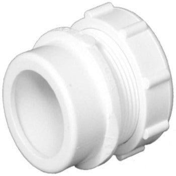 CHARLOTTE PIPE Charlotte Pipe PVC 00103R 0600HA 1-1/2 in x 1-1/2 in or 1-1/4 in SPG x Tubular PVC Waste Adapter (Each)