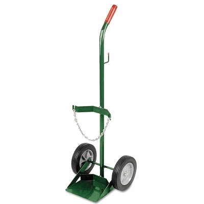 Anthony 6108 M/M60 Size Cylinder Cart 13 Inches W x 40 Inches H x 12 Inches D 8 Inches Solid Rubber Wheels 2-Safety Chains