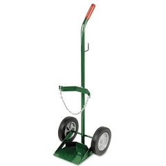 Anthony 6108 M/M60 Size Cylinder Cart 13 Inches W x 40 Inches H x 12 Inches D 8 Inches Solid Rubber Wheels 2-Safety Chains