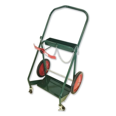 Anthony 814-3N1 Dual Cylinder Cart Medium 28 Inches OD W x 46 Inches H 14 Inches Dia Rubber Wheels