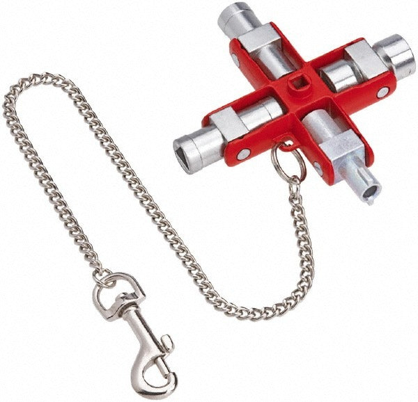KNIPEX Knipex 00 11 06 Cabinet Key Multi-bit Utility