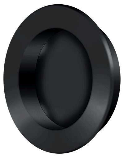 DELTANA Deltana FP238U19 Round Flush Pull Black Finish