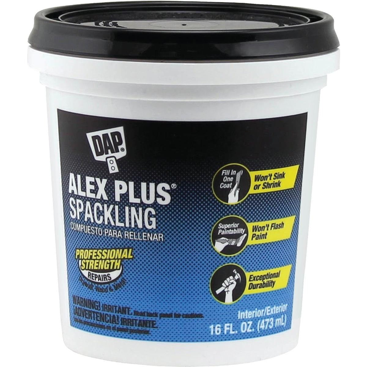 DAP DAP 18745 ALEX PLUS Professional Latex Spackling 16 Oz.