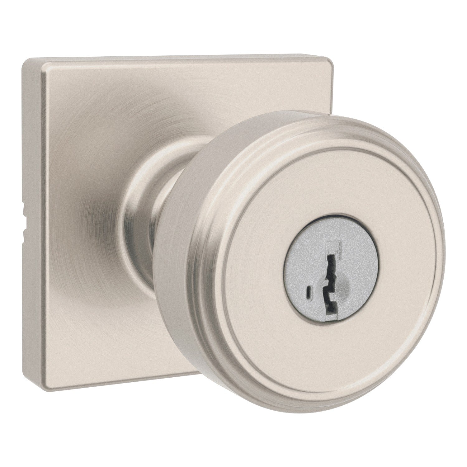KWIKSET Kwikset 400MNKSQT-15S Maven Knob Entry Lock Smartkey