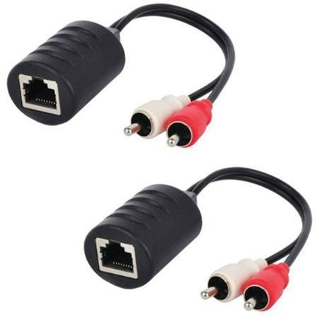 CALRAD Calrad 95-1046-s Rca Audio Balun Over Cat5 Pair