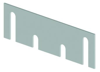HAGER Hager Hinge 337D Template Hinge Shim 5in Prime Coat