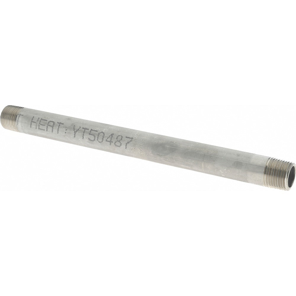 MERIT BRASS Merit Brass 6006-800 Stainless Steel Pipe Nipple 3/8 in Sch 40