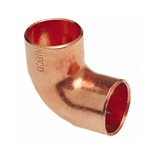 NIBCO Nibco W01450J 1/2 In. CxC 90 Deg Close Ruff Copper Elbow (1/4 Bend) (10-Pack)