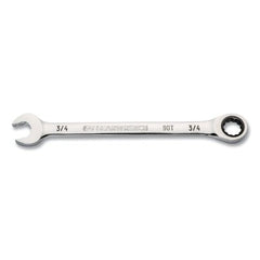 GEARWRENCH 86949 3/4 Inch 12 Point Ratcheting Combination Wrench with 4 Degree Swing Arch