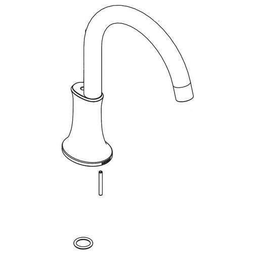 Moen 128886 Roman Tub Diverter Spout Chrome