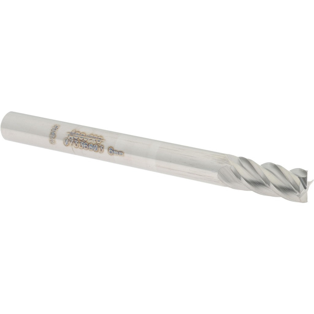 ACCUPRO Accupro 12182790 Square End Mill 0.2362 in 4 Flute Carbide