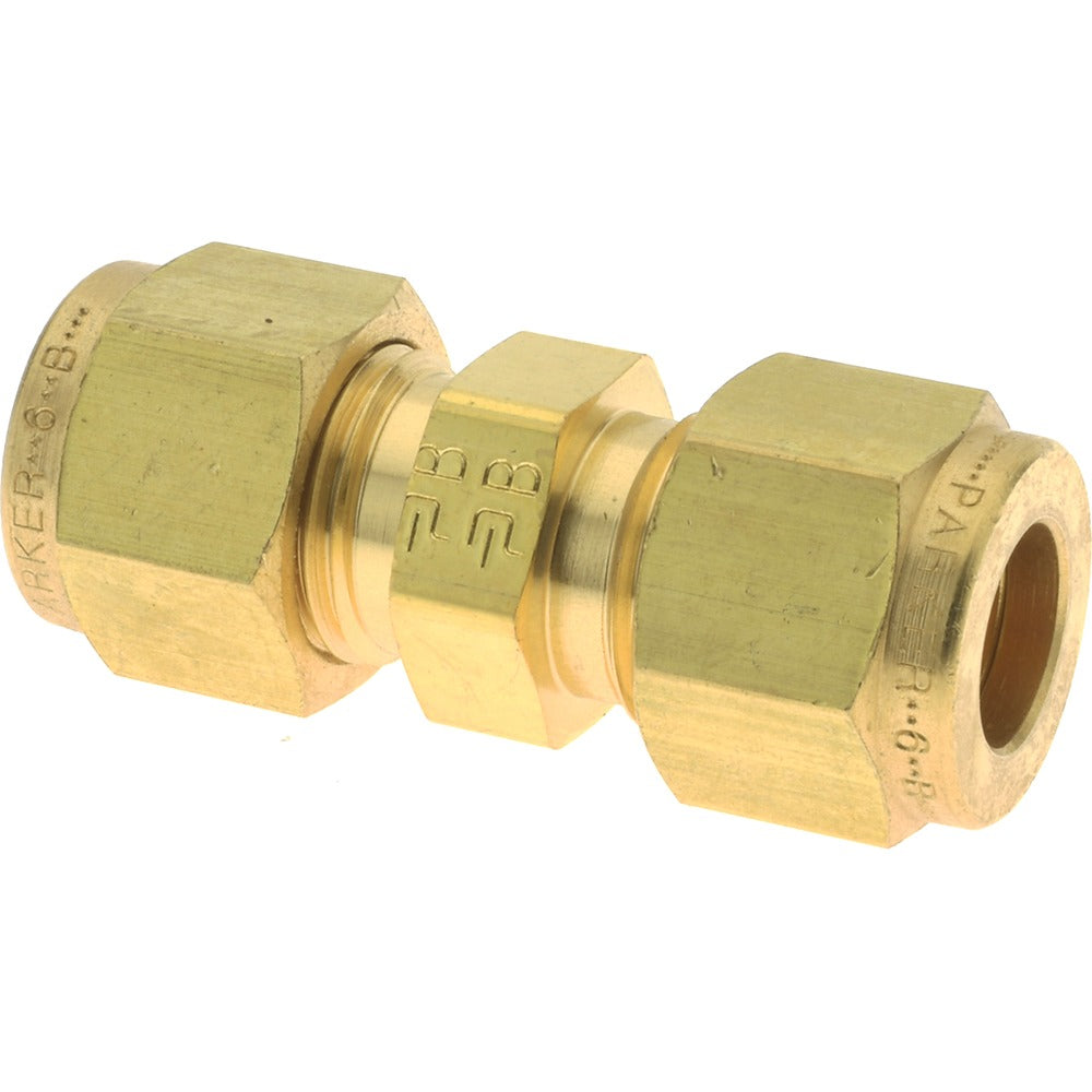 PARKER Parker 6-6 Hbz-b Brass Compression Tube Union 2300 Psi