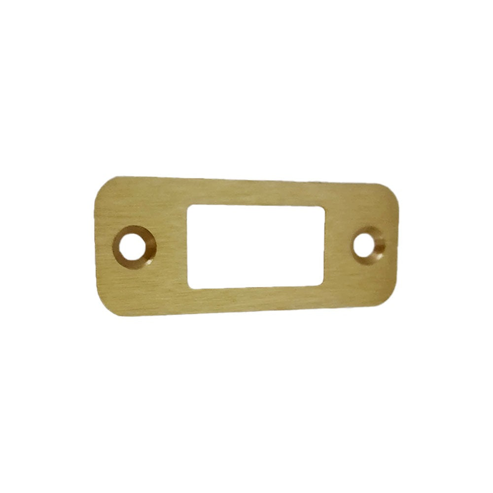 EMTEK Emtek 83224US4 Radius Deadbolt Strike Satin Brass