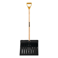 True Temper 1640700 Steel Snow Shovel with D-Grip Hardwood Handle 18 Inch