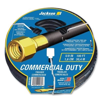 Jackson Professional Tools 4008500A Commercial Duty Hose 100 Ft 5/8 In