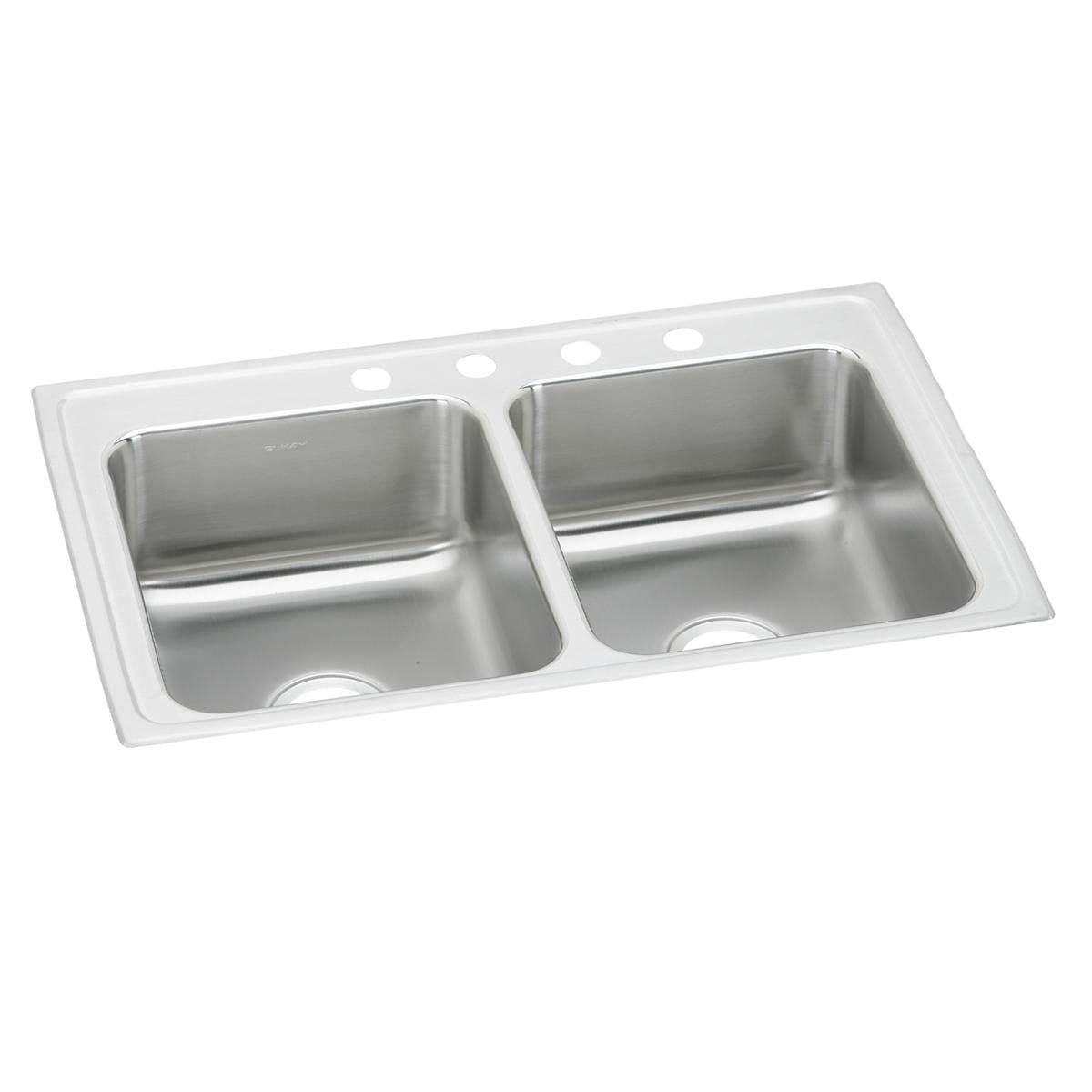 BSC PREFERRED Bsc Preferred LR37221 Drop-in Double Bowl Kitchen Sink
