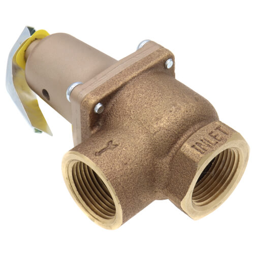 Watts 0275464 174A 1 NPT Bronze Pressure Relief Valve 150 psi 3,795,000 BTU