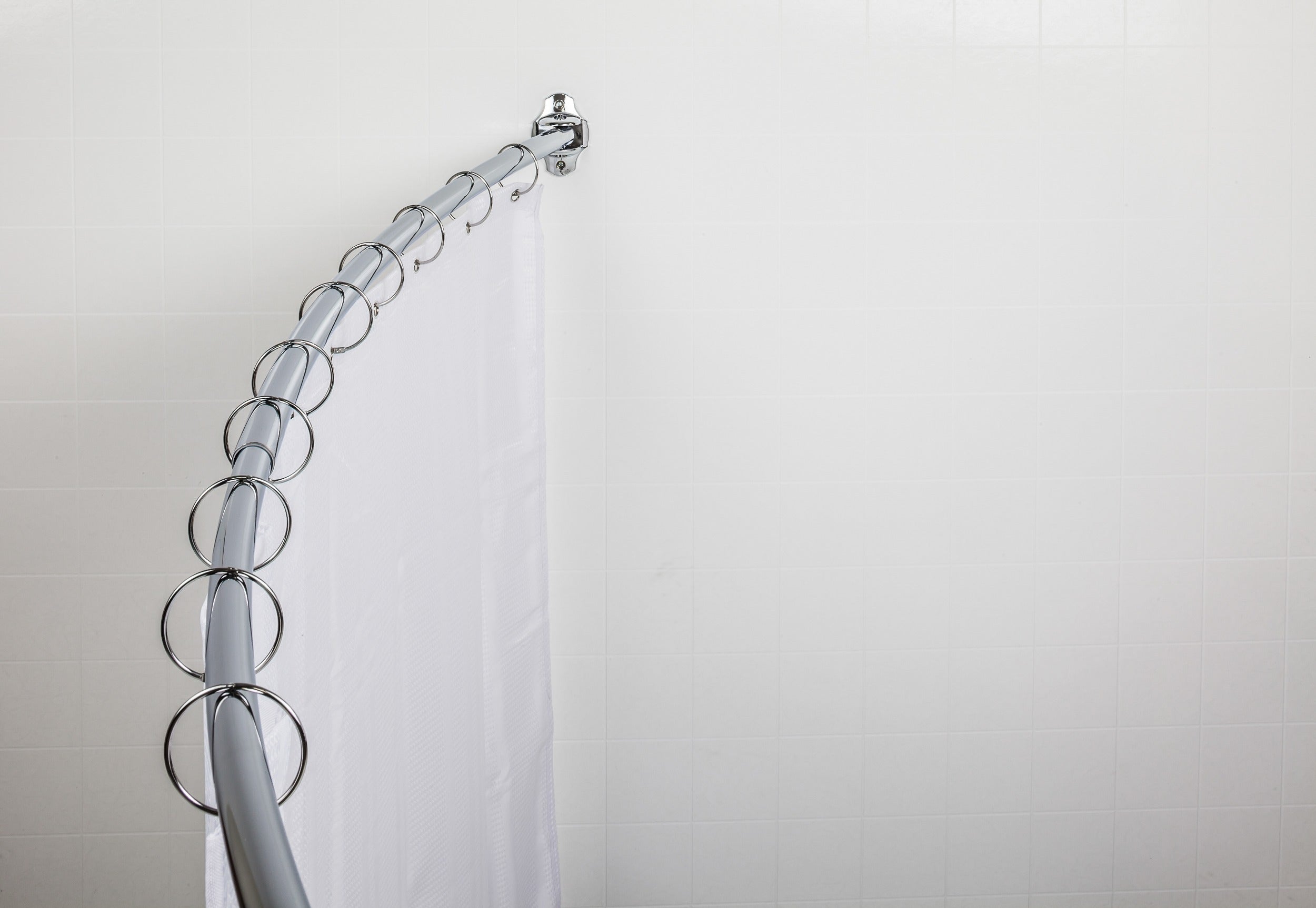 ELEMENTS Elements SR02-PC-R Curved Shower Rod Polished Chrome