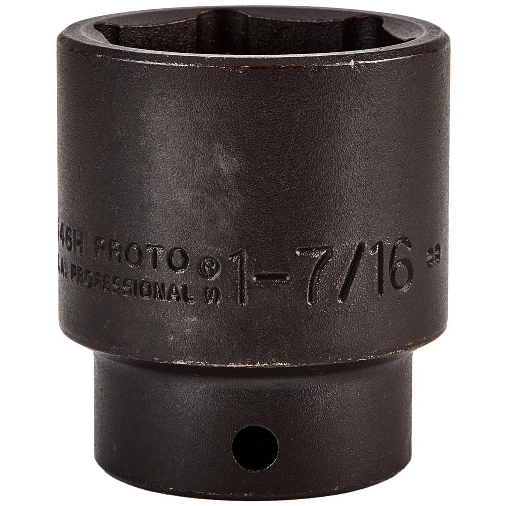 PROTO Proto J7446H Impact Socket 1/2 in Drive 1-7/16 in 6-point