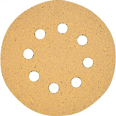 Dewalt DW4303 Coated Finishing Disc - 5 in Disc Dia, Aluminum Oxide, 120 Grit, 5 Per Pack