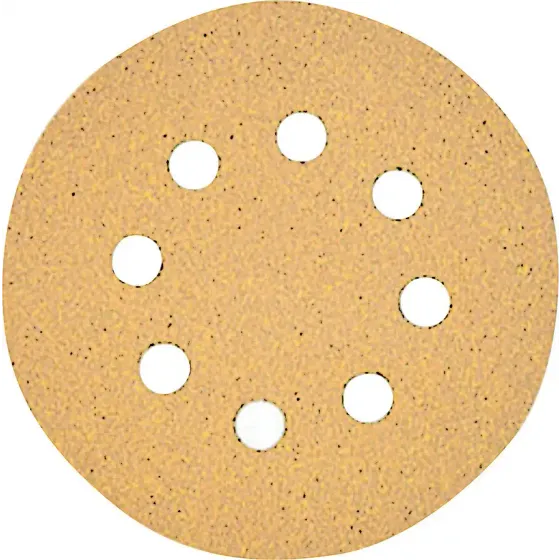 DEWALT DW4304 5Pk 5 150 Grit 8 Hole Hook And Loop Sanding Disc