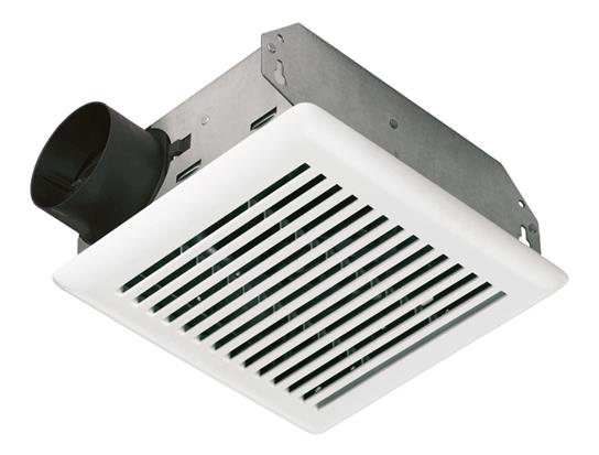 Broan-NuTone 696N Ventilation Fan 50 CFM 4 Sones 8.75 x 9.125 Inch White Polymeric Grille