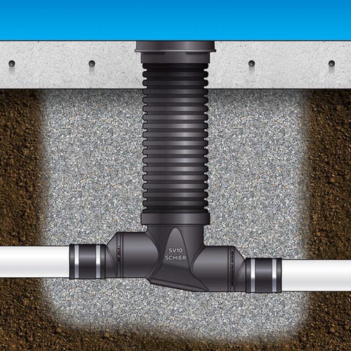 Schier 8010-020-01 Field Cut Riser, For Use With Sewer Viewer Model SV10 Wastewater Sampling Port