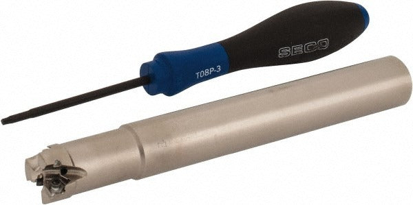 SECO TOOLS Seco 02770505 Indexable Square-shoulder End Mill 3/4 in