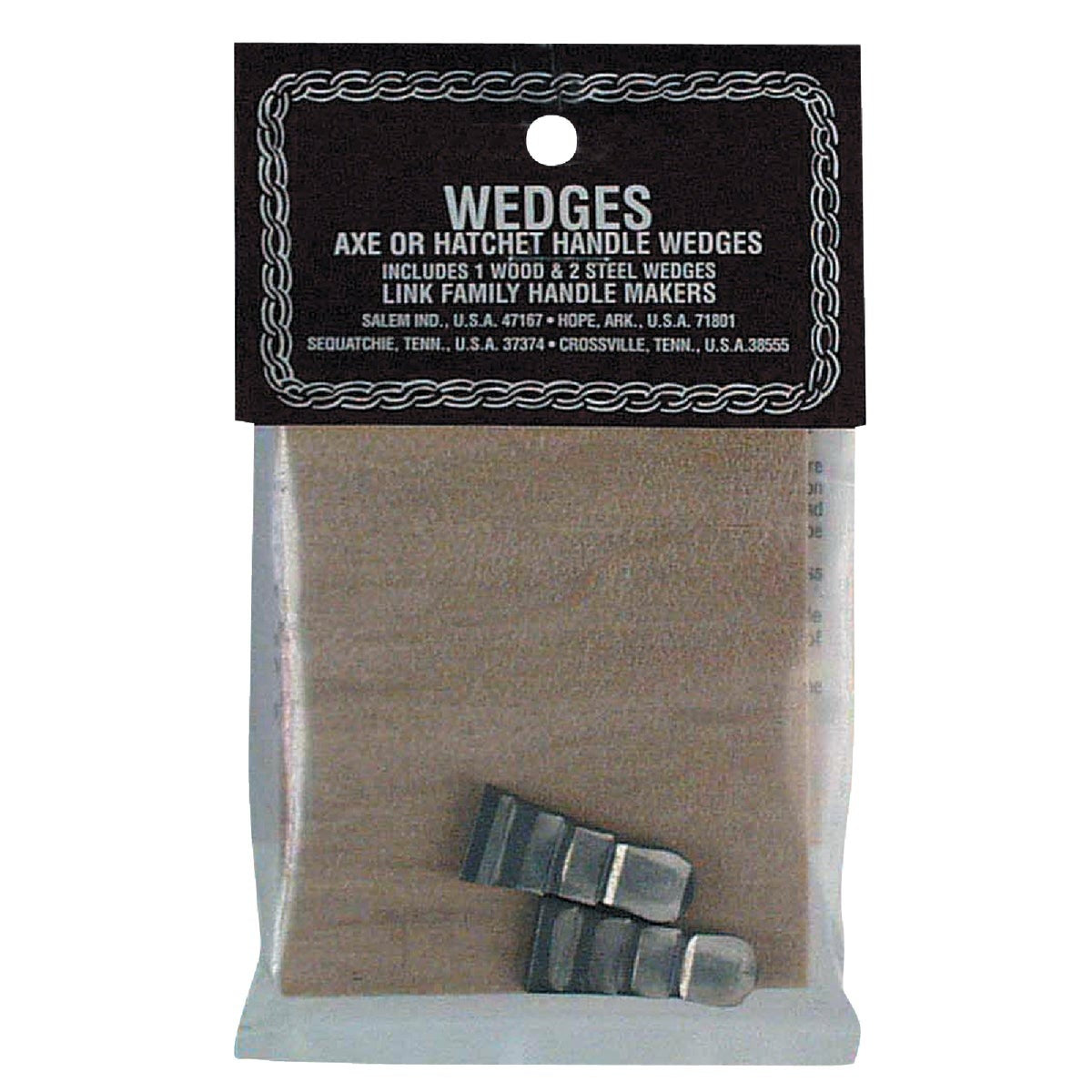 DO IT BEST Do It 89004 Axe Handle Wedge Kit Wood Steel