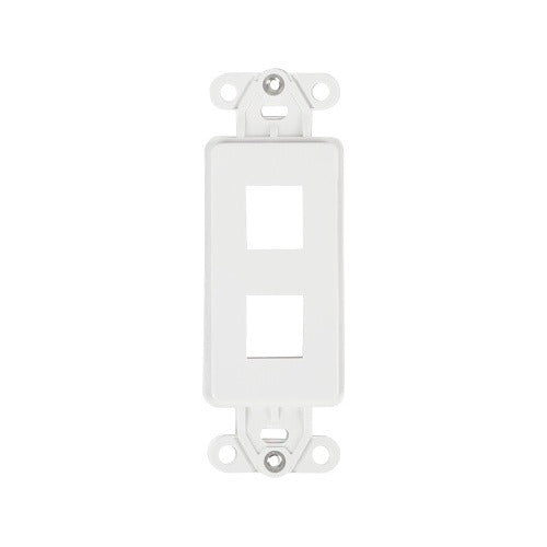 WIREPATH Wirepath WP-DEC-STRAP-2-WH 2-port Decorative Strap