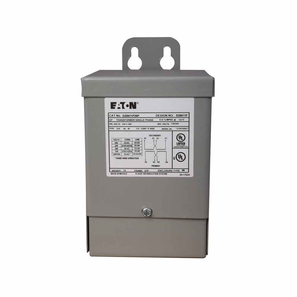 Eaton S20N11P51P 0.5 kVa Transformer