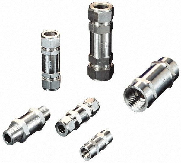 HAM-LET Ham-let 3201080 Inline Check Valve 1/2 in Mnpt Stainless