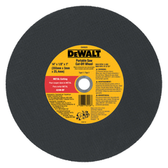 Dewalt DW8020 Metal Port Saw Cut-Off Wheel 14-Inch X 1/8-Inch X 1-Inch