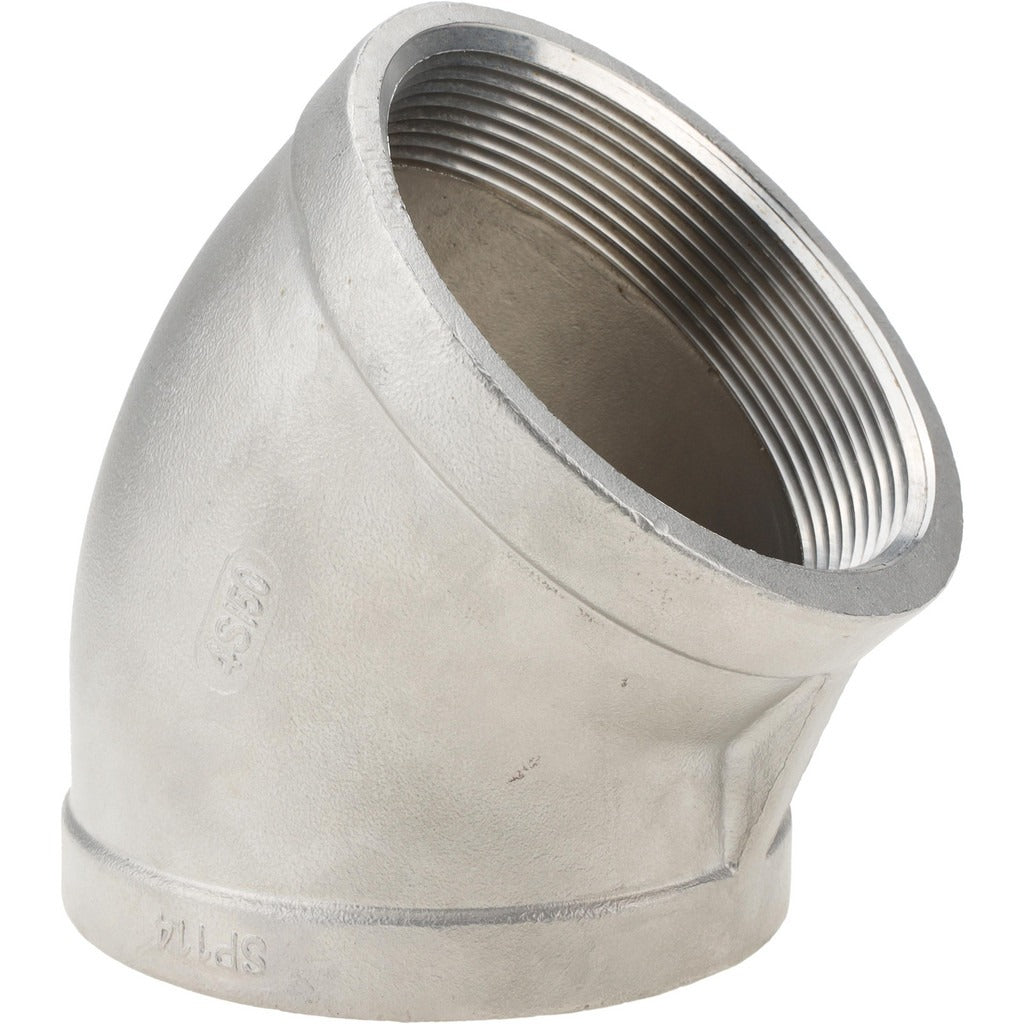 VALUE COLLECTION Value Collection 4LB454 Ss 45 Degree Elbow Npt Fitting