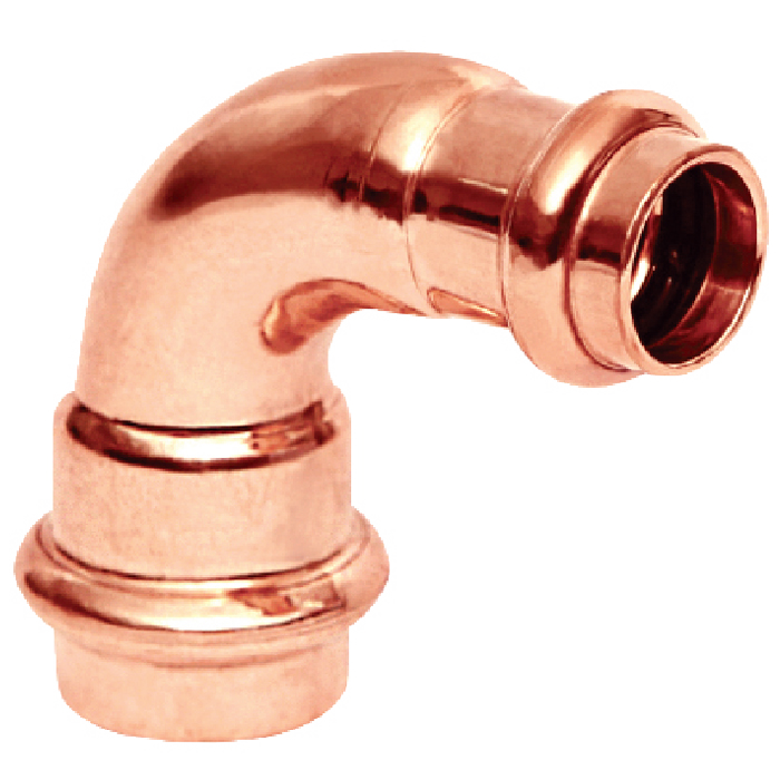 LEGEND VALVE Legend Valve 450-109P LegendPress 90 Deg Reducing Elbow 3/4 in Press x 1/2 in Press