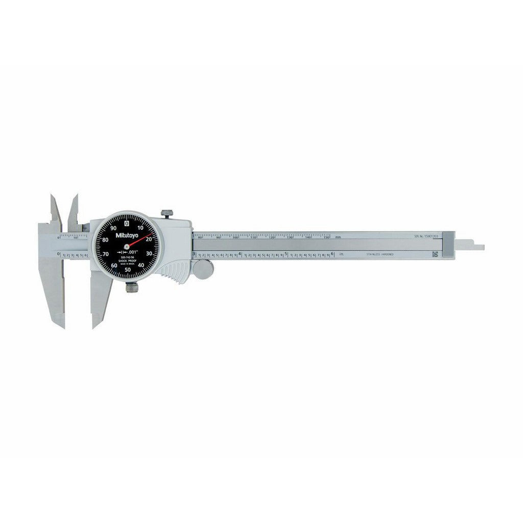 MITUTOYO Mitutoyo 505-738CAL Dial Caliper 6 in Nist Calibrated