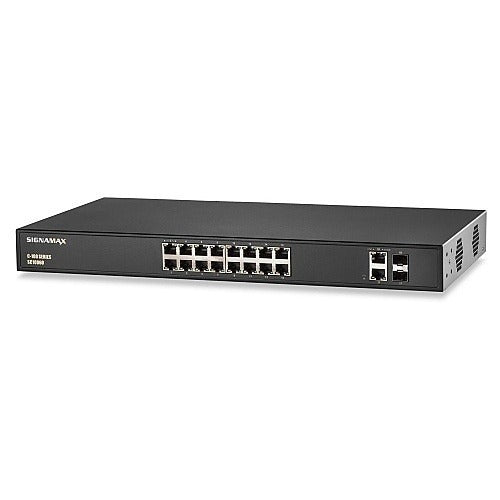 SIGNAMAX Signamax Inc. FO-SC10060 16-port Fast Ethernet Poe Switch 235W