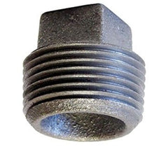 ANVIL 0318902442 1 in. Male Black Cast Iron Square Head Cored Plug