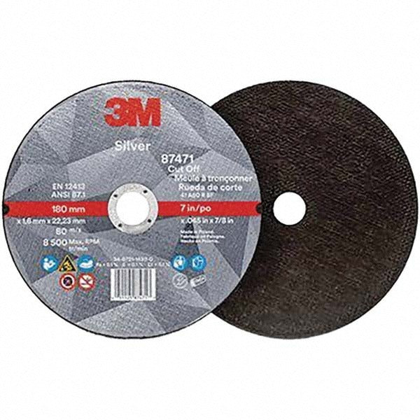 3M 3M 7010414998 Ceramic Cutoff Wheel 7 in Steel